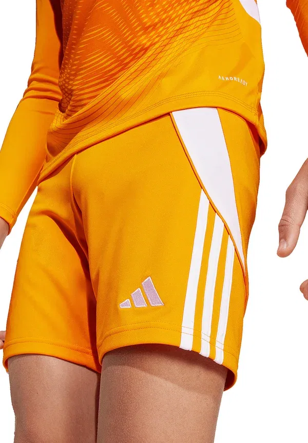 Шорты спортивные Adidas Performance Tiro 24, оранжево-белые — фото 2