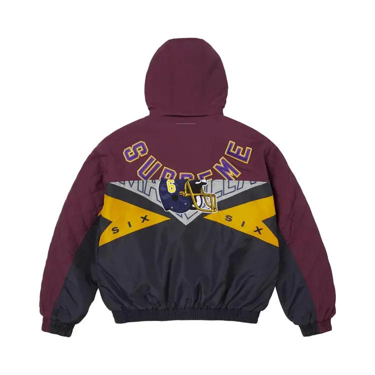 Куртка Supreme x MM6 Maison Margiela Split Stadium Jacket 'Navy' — фото 2