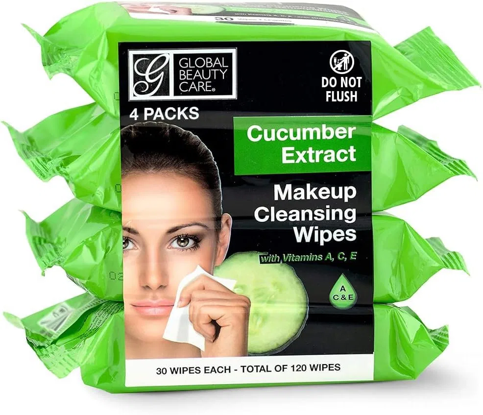 Средство для снятия макияжа Global Beauty Care — Очищающие салфетки с огурцом