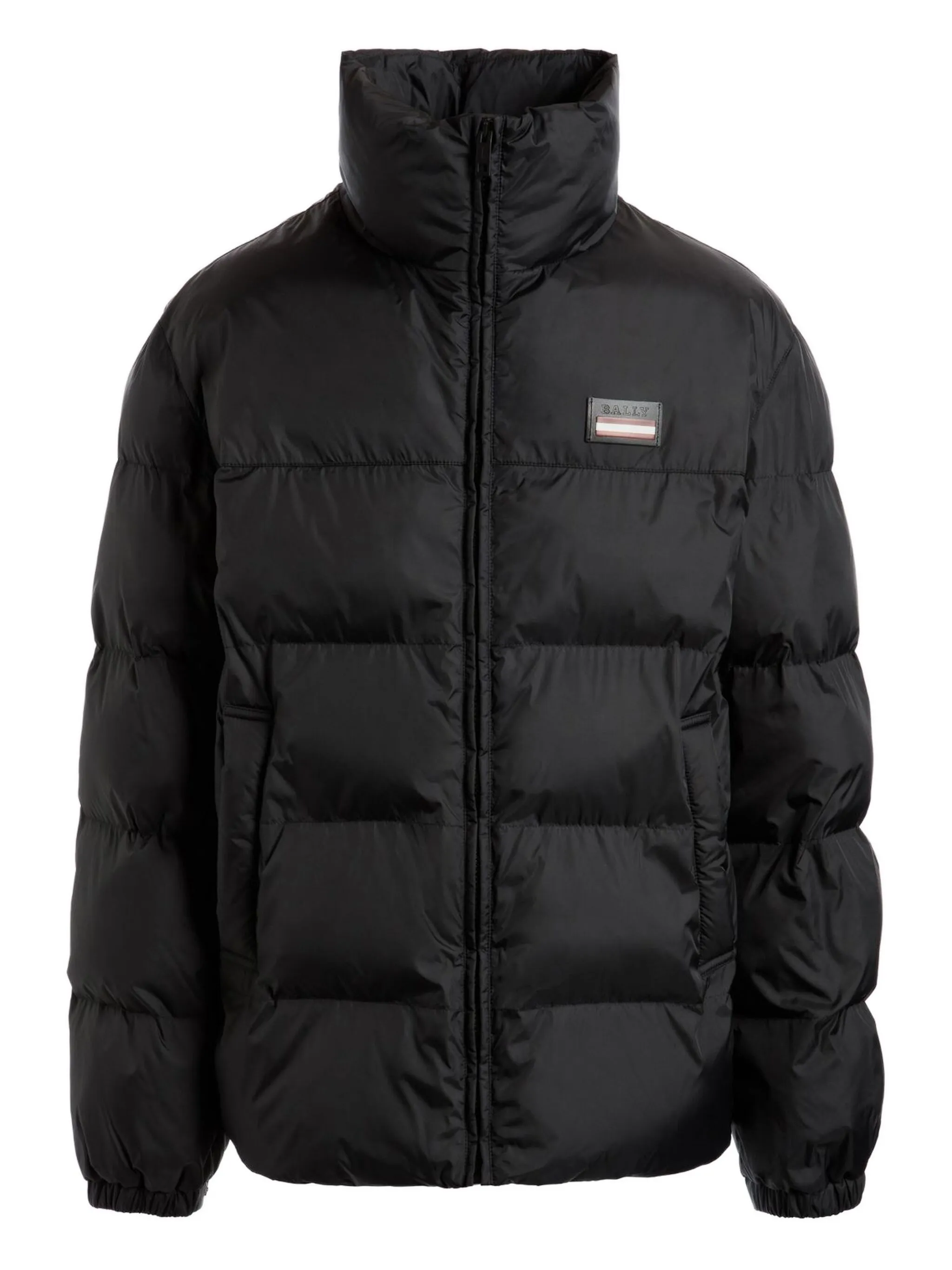 

Пуховик с нашивкой-логотипом Bally, черный