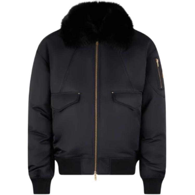 

Куртка с воротником из искусственного меха Moose Knuckles, черный