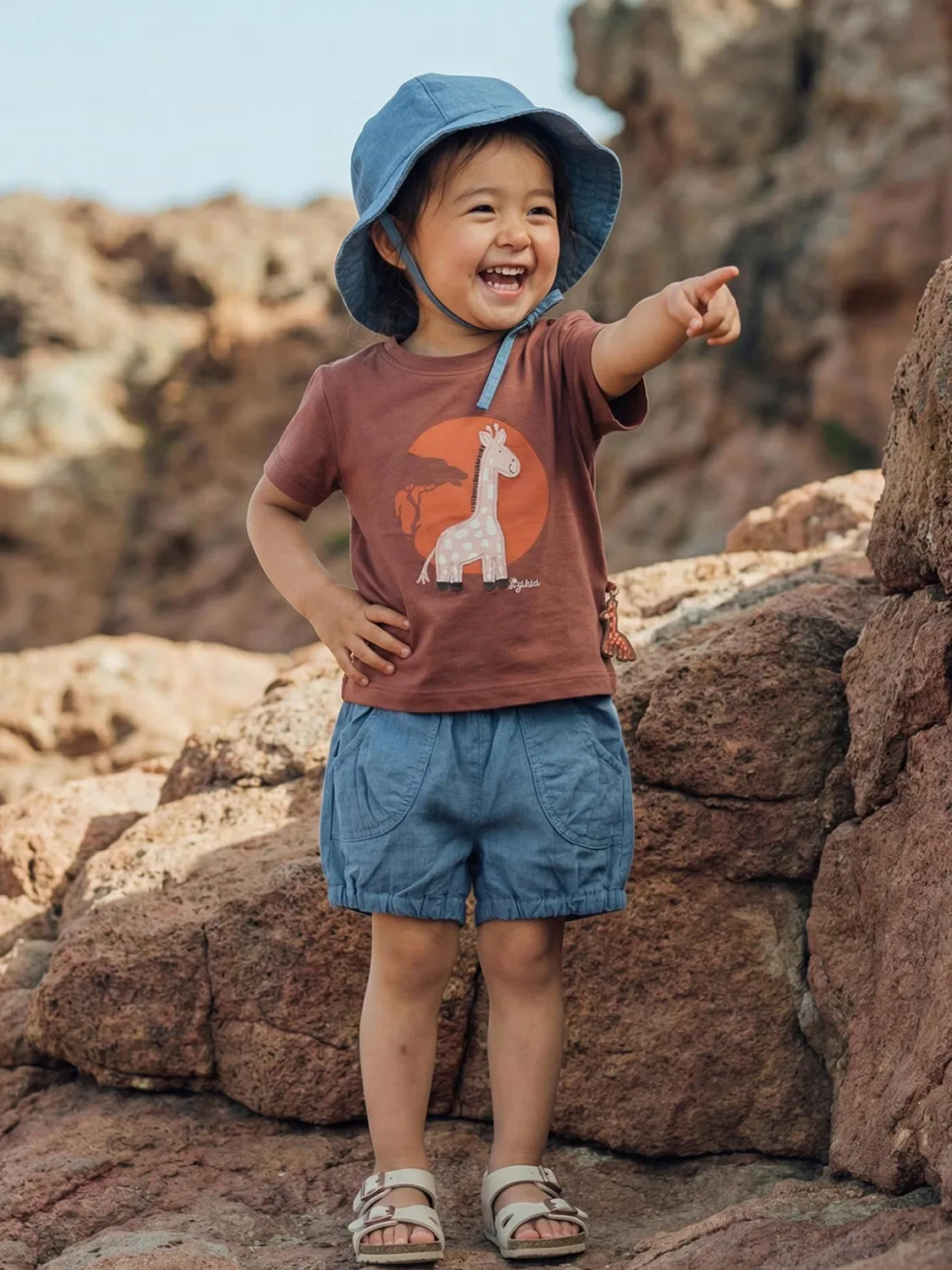 Обычные брюки 'Chambray-Shorts Savanne' Sigikid, Blue Denim — фото 3