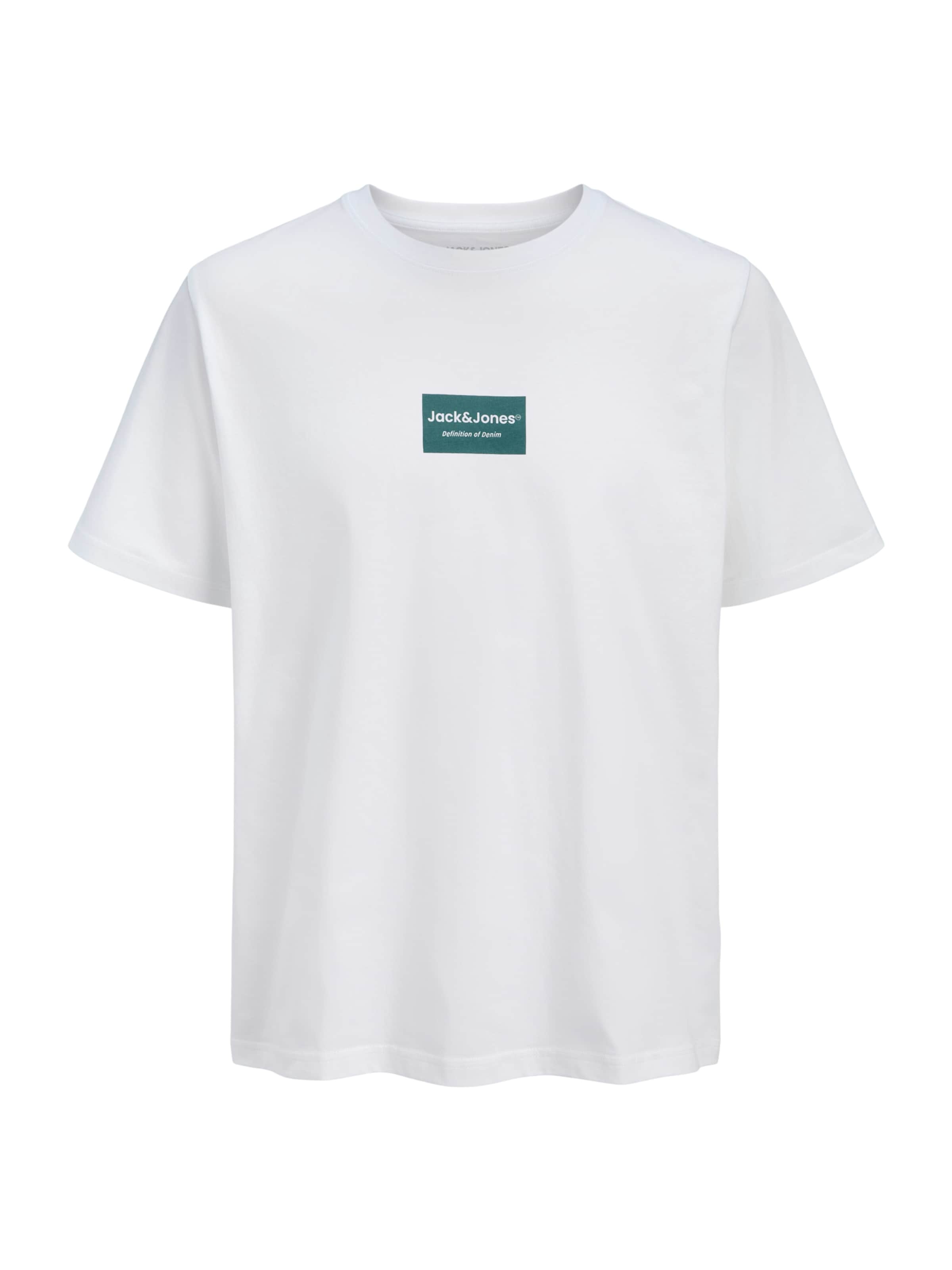 

JACK & JONES Футболка 'JJFRANK' в белом цвете