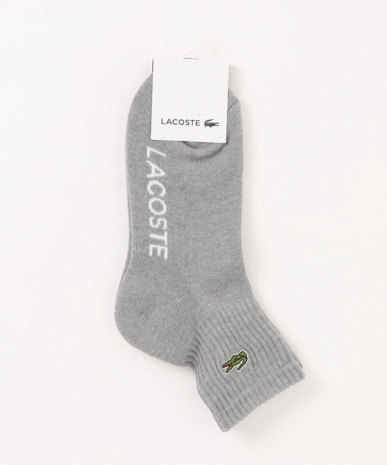Носки Lacoste женские, с махровой подошвой, серый