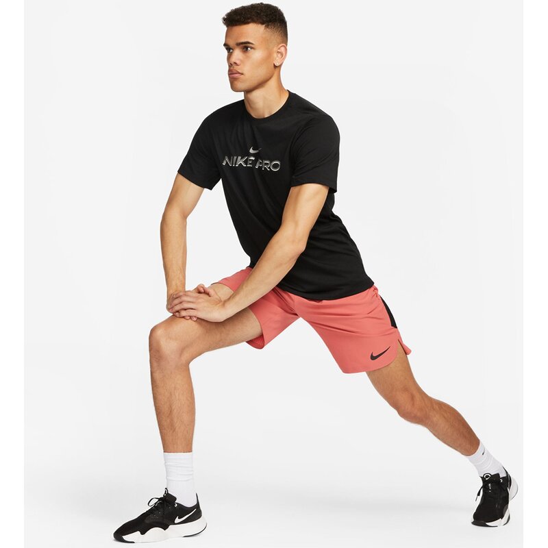 Shirt m nk df tee db pro Nike, черный — фото 3