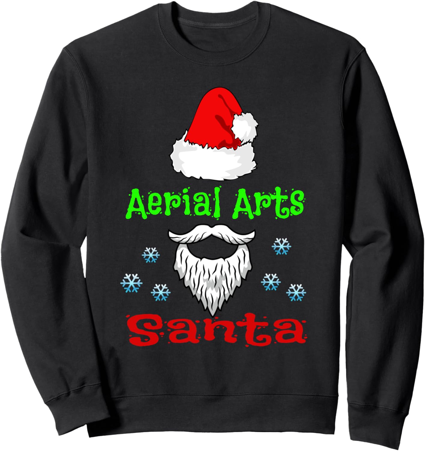 

Толстовка с изображением воздушного гимнаста / «Санты в воздушной акробатике» в ленивом рождественском костюме Aerialists / Aerial Art Teachers / Circus Artist, черный