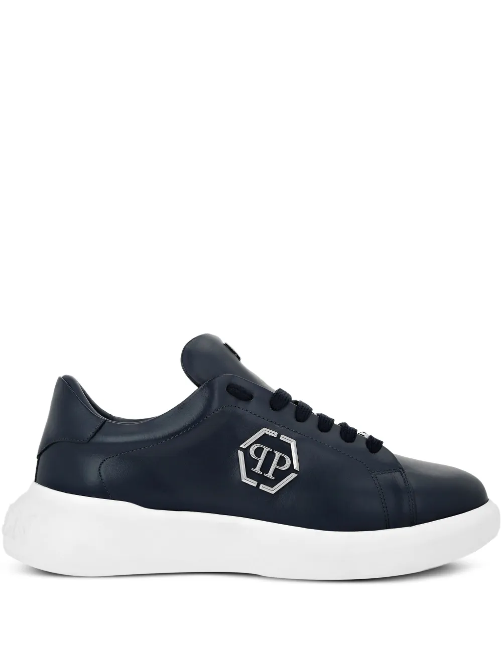 

Кеды с логотипом Hexagon Philipp Plein, синий