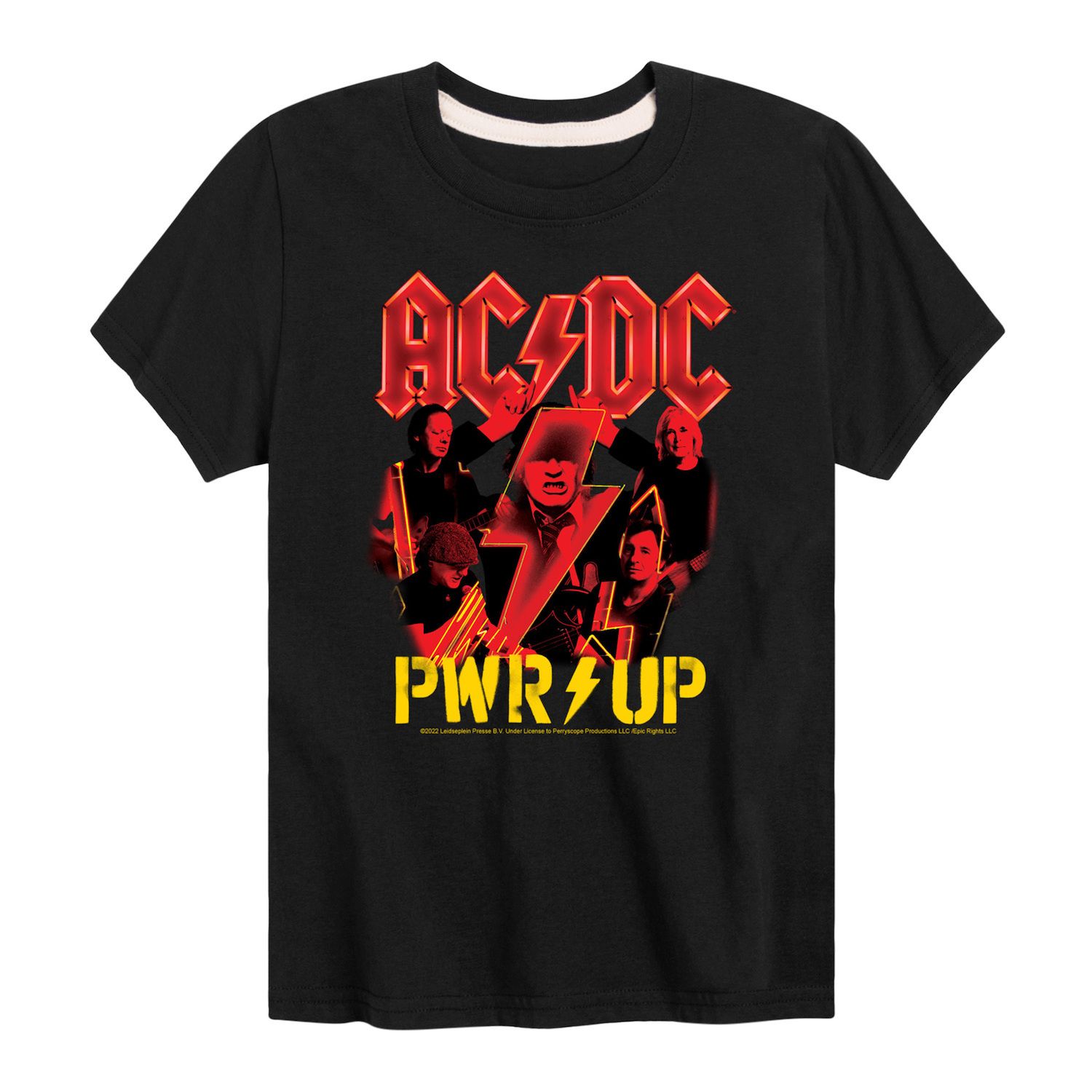 

Футболка с рисунком ACDC Pwr Up для мальчиков 8–20 лет Licensed Character