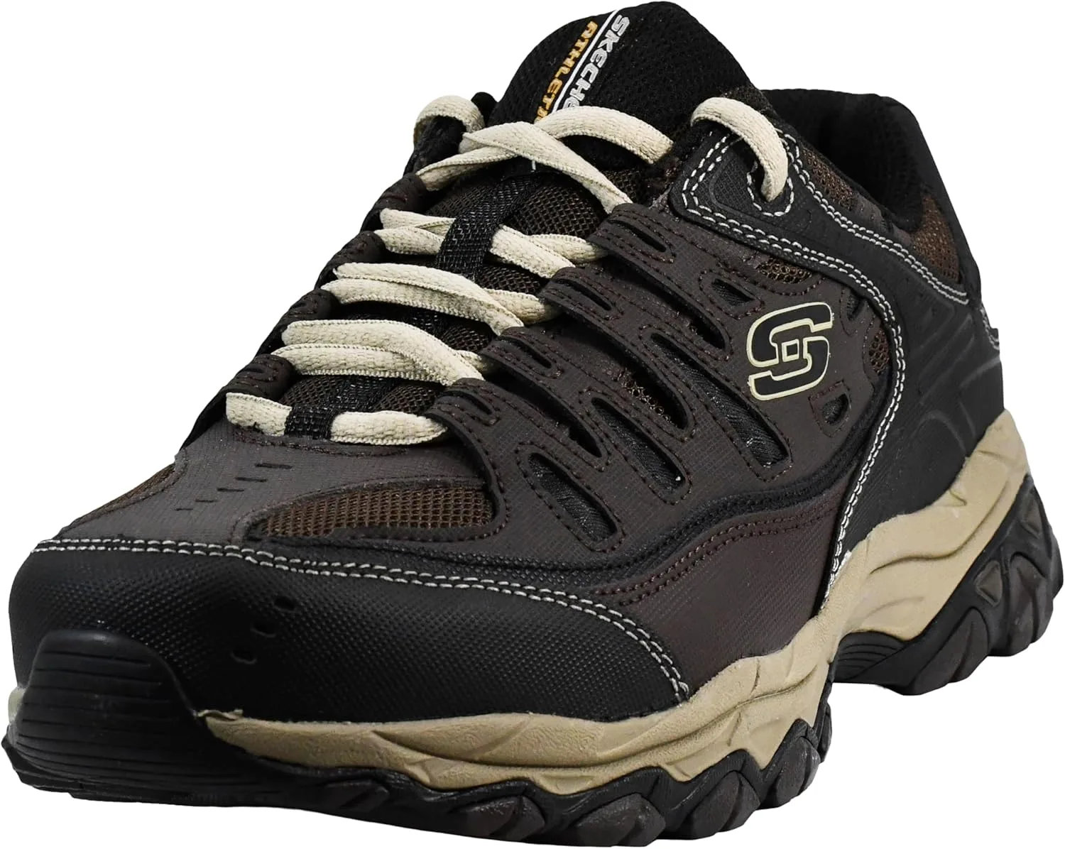 Мужские кроссовки Skechers Sport Afterburn Memory Foam Lace, коричневый