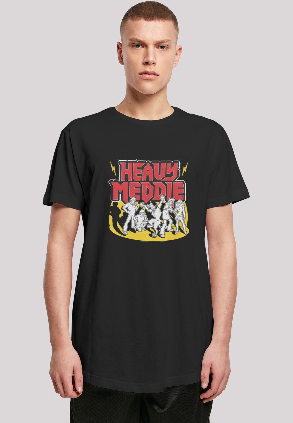 

Футболка с принтом SCOOBY DOO HEAVY MEDDLE F4NT4STIC, черный