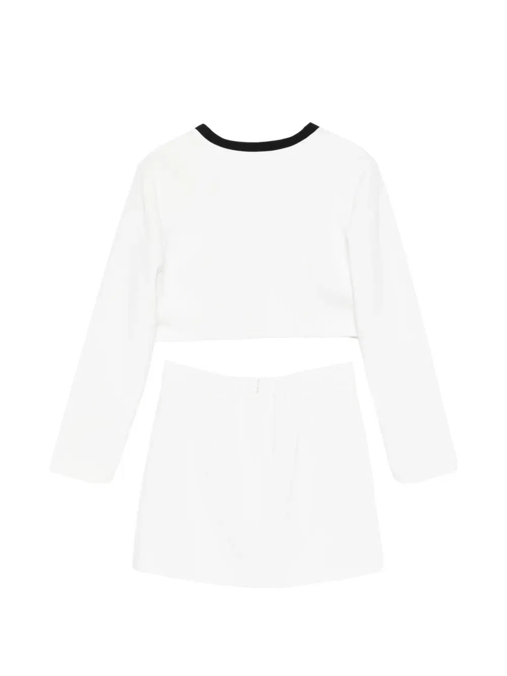 Комплект из топа и юбки Elisabetta Franchi Kids, белый — фото 2