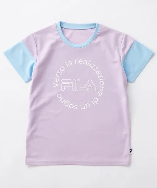 Детская футболка с сухой тканью FILA DRY Pique лавандовая