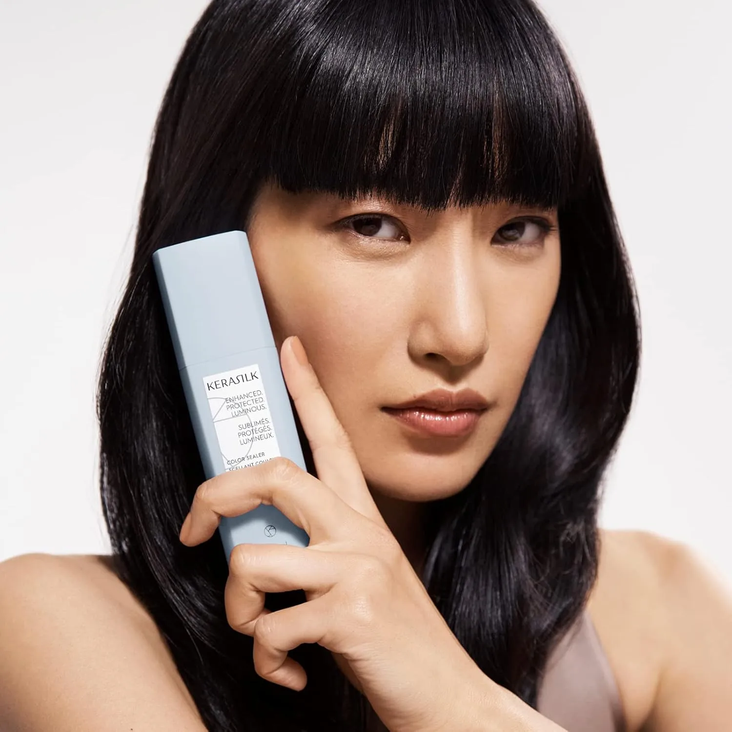 KERASILK Color Sealer для долговременной защиты цвета, увлажнения и укрепления волос, облегчения расчесывания с термозащитой для окрашенных и осветленных волос 75 мл — фото 3