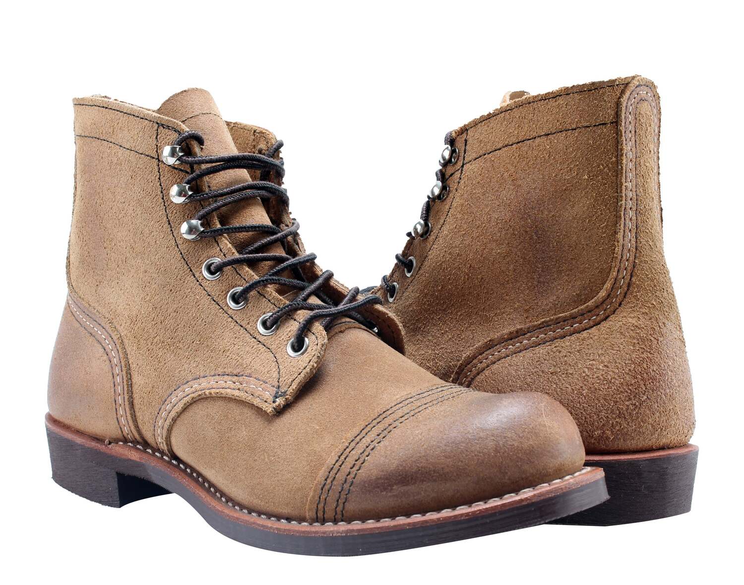 

Кожаные рабочие ботинки Red Wing Heritage Iron Ranger 6-Inch 8083 Hawthorne Tan Мужские 08083