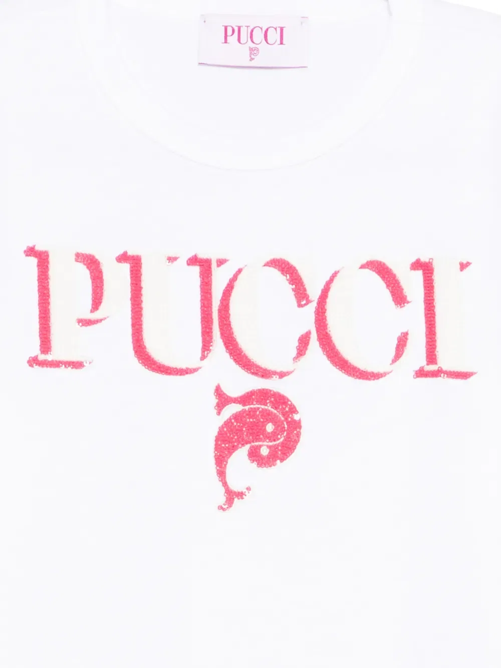 Футболка с графическим принтом Pucci Junior, белый — фото 3