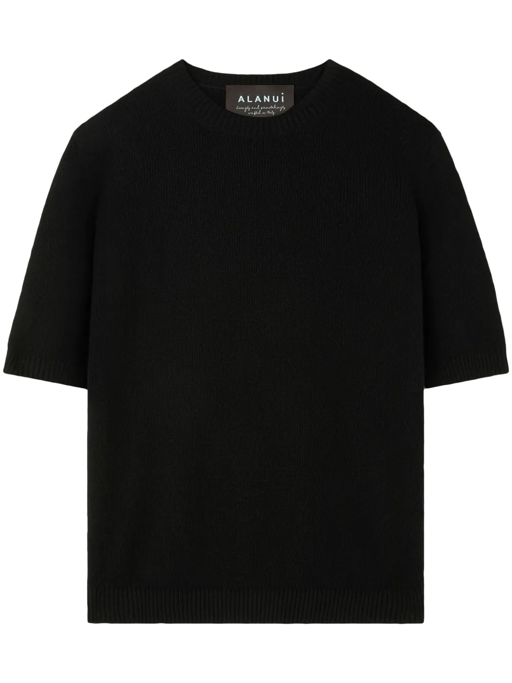 

Футболка A Finest Knit с круглым вырезом Alanui, черный