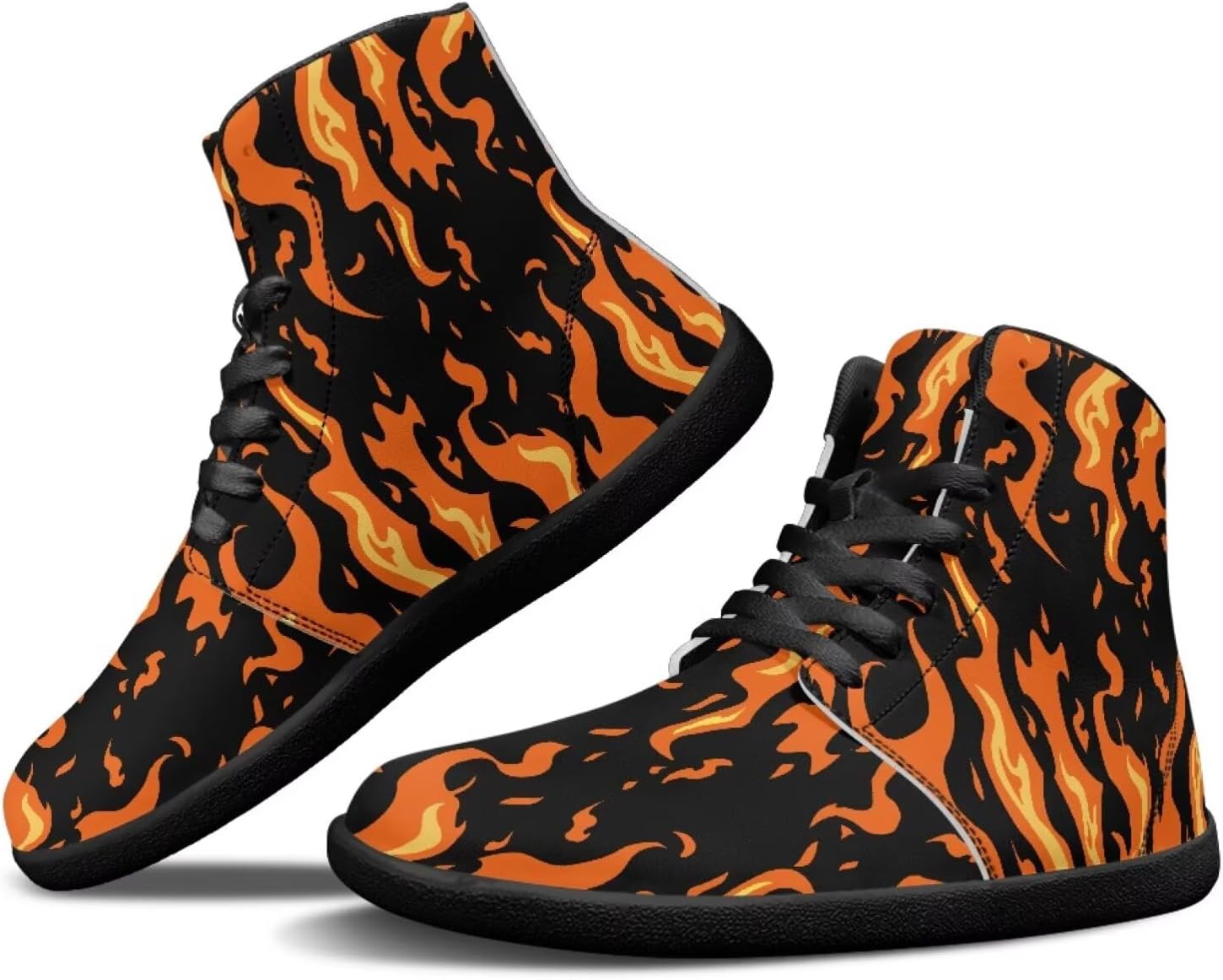 

Мужские минималистичные кроссовки Binienty с высоким верхом, нулевая разница по подошве, широкая носочная часть, для прогулок на улице, походов и тенниса, красный