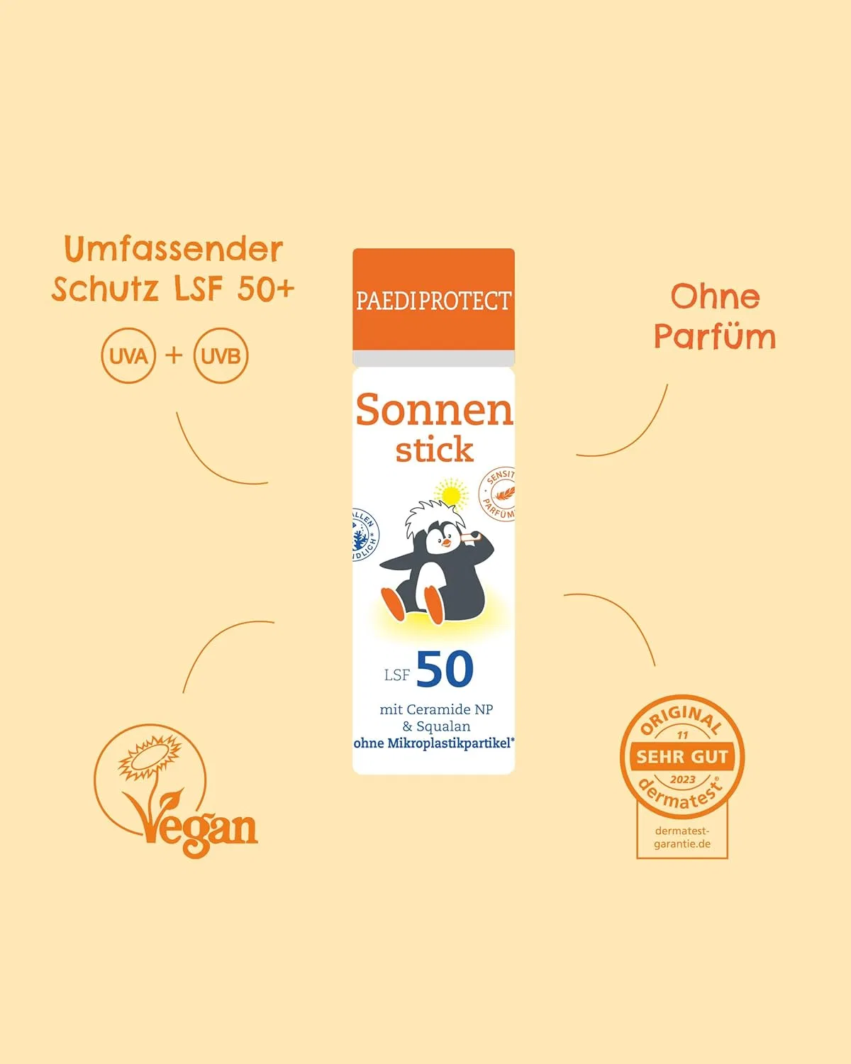 Солнцезащитный стик PAEDIPROTECT SPF 50, 20 г Paediprotect — фото 3