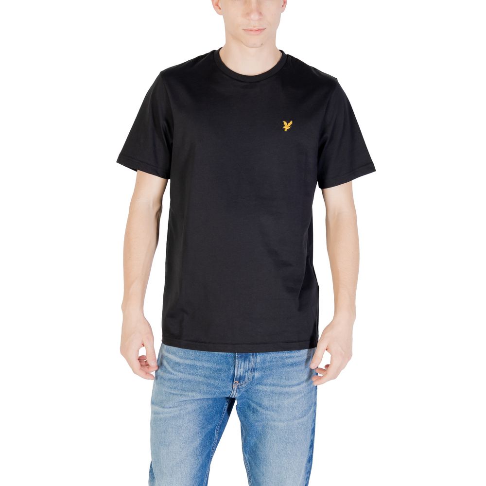 

Черная хлопковая футболка Lyle & Scott