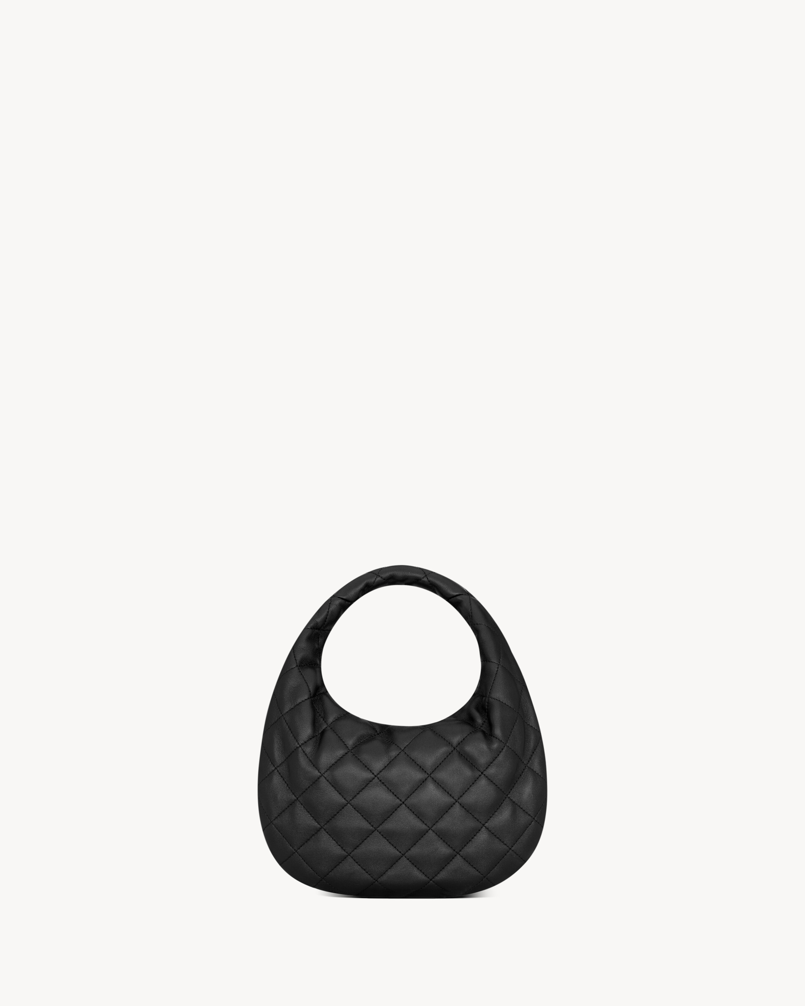 Маленькая версия культовой ICARE из наппа-ягненка Saint Laurent, черный — фото 3