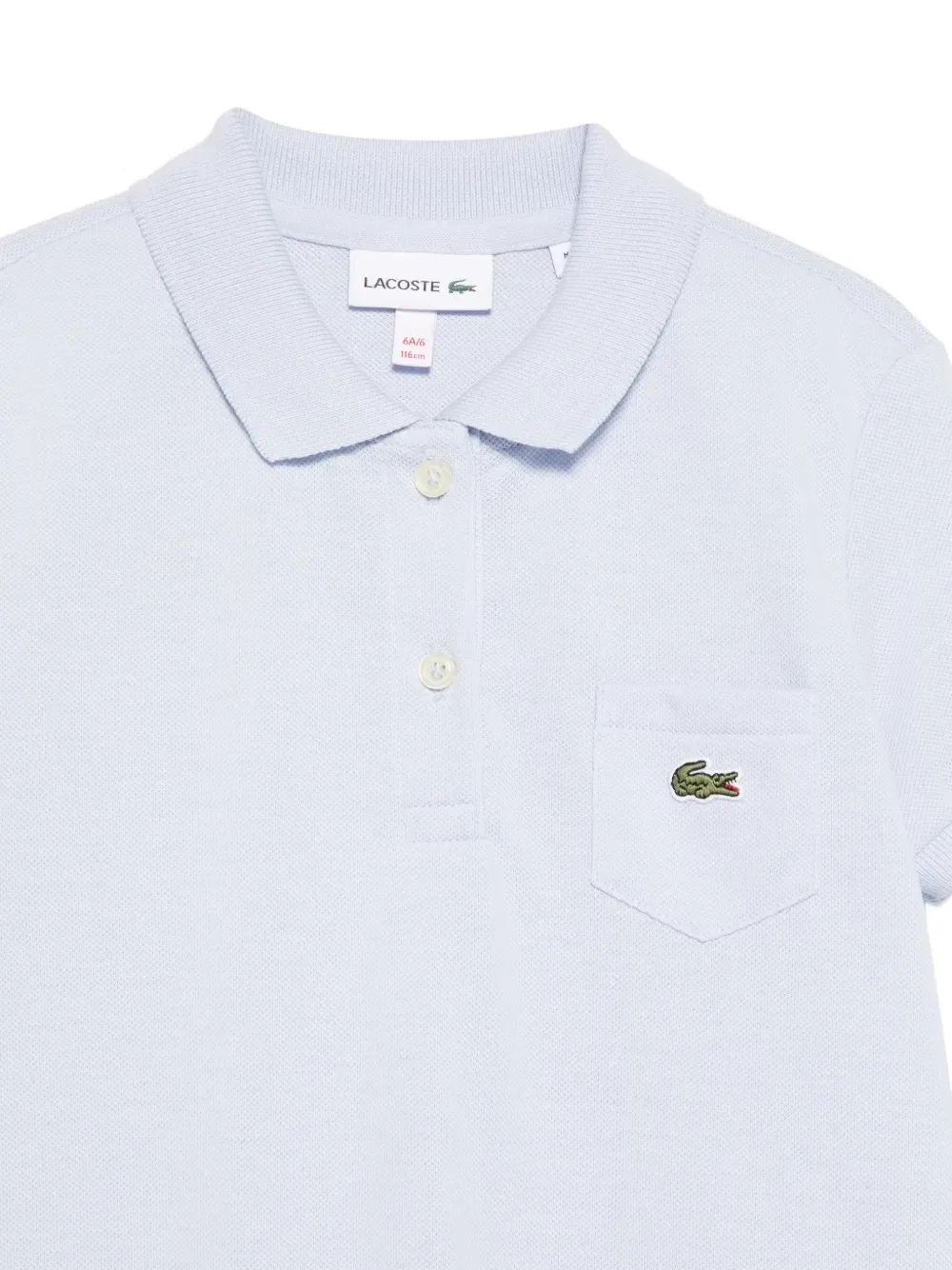 Платье с воротником поло Lacoste Kids, синий — фото 3