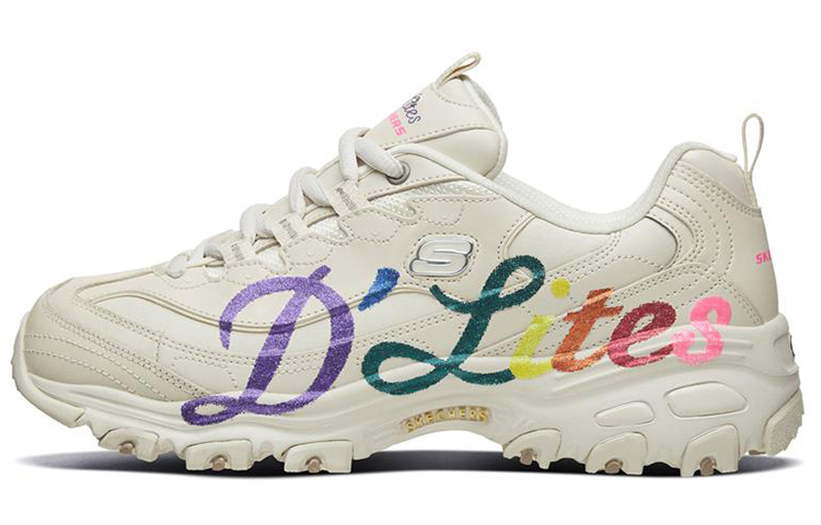 

Кроссовки Skechers D'lites Chunky, светло-бежевый/мультиколор