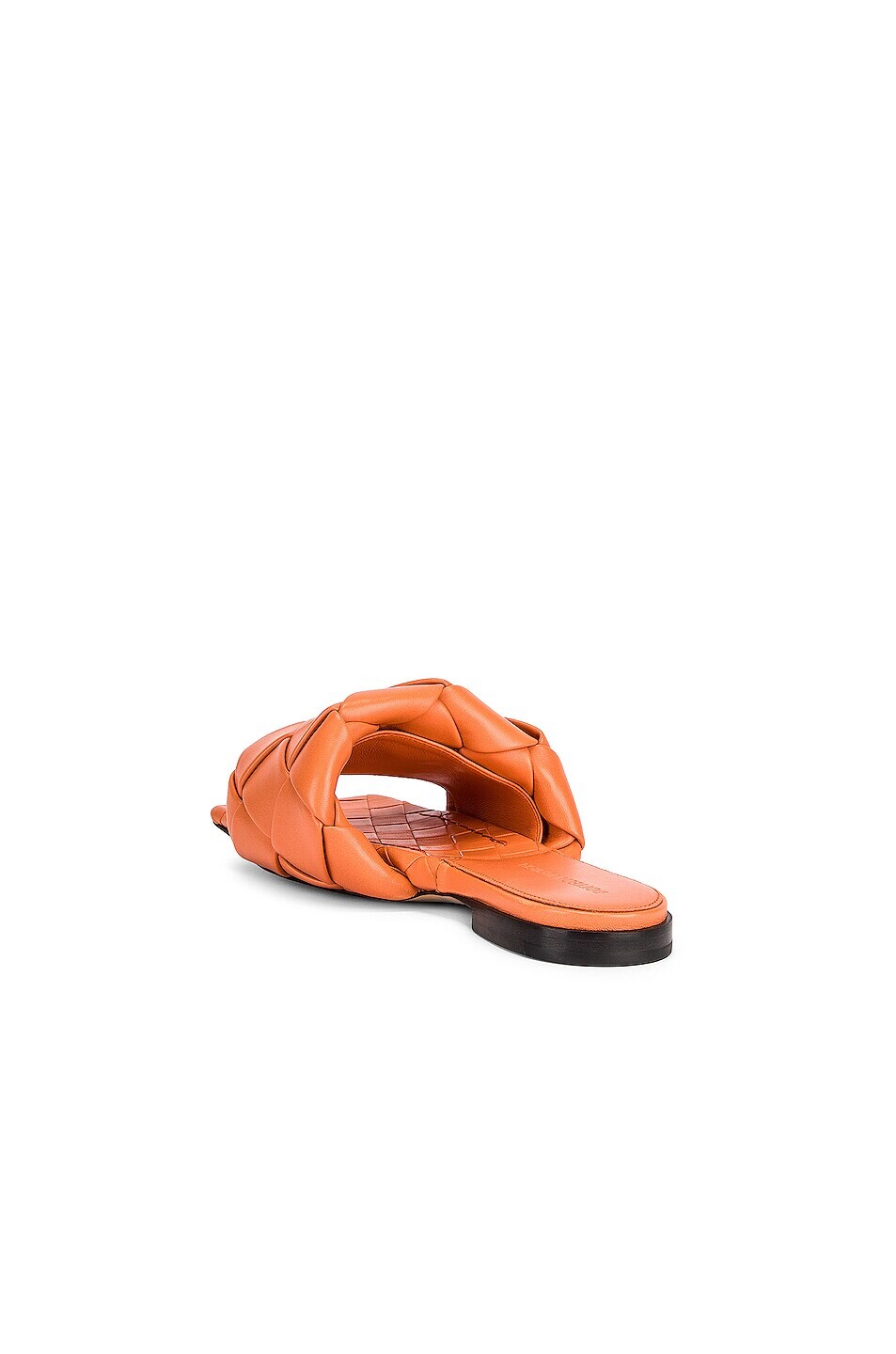 Сандалии Bottega Veneta Lido Slip On, цвет Papaya — фото 3