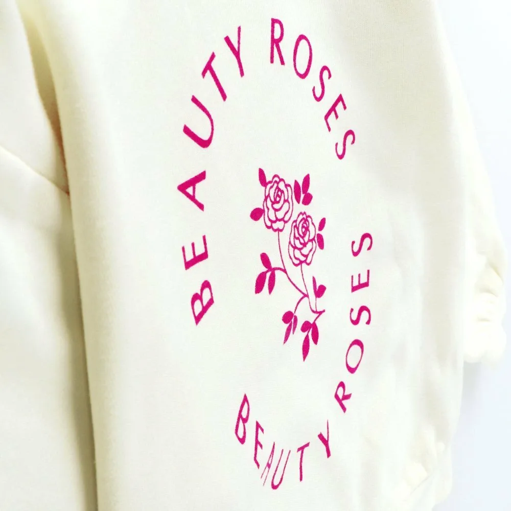 Детская толстовка с разнообразными графическими принтами Branshes, 91: Rose-Ivory — фото 3