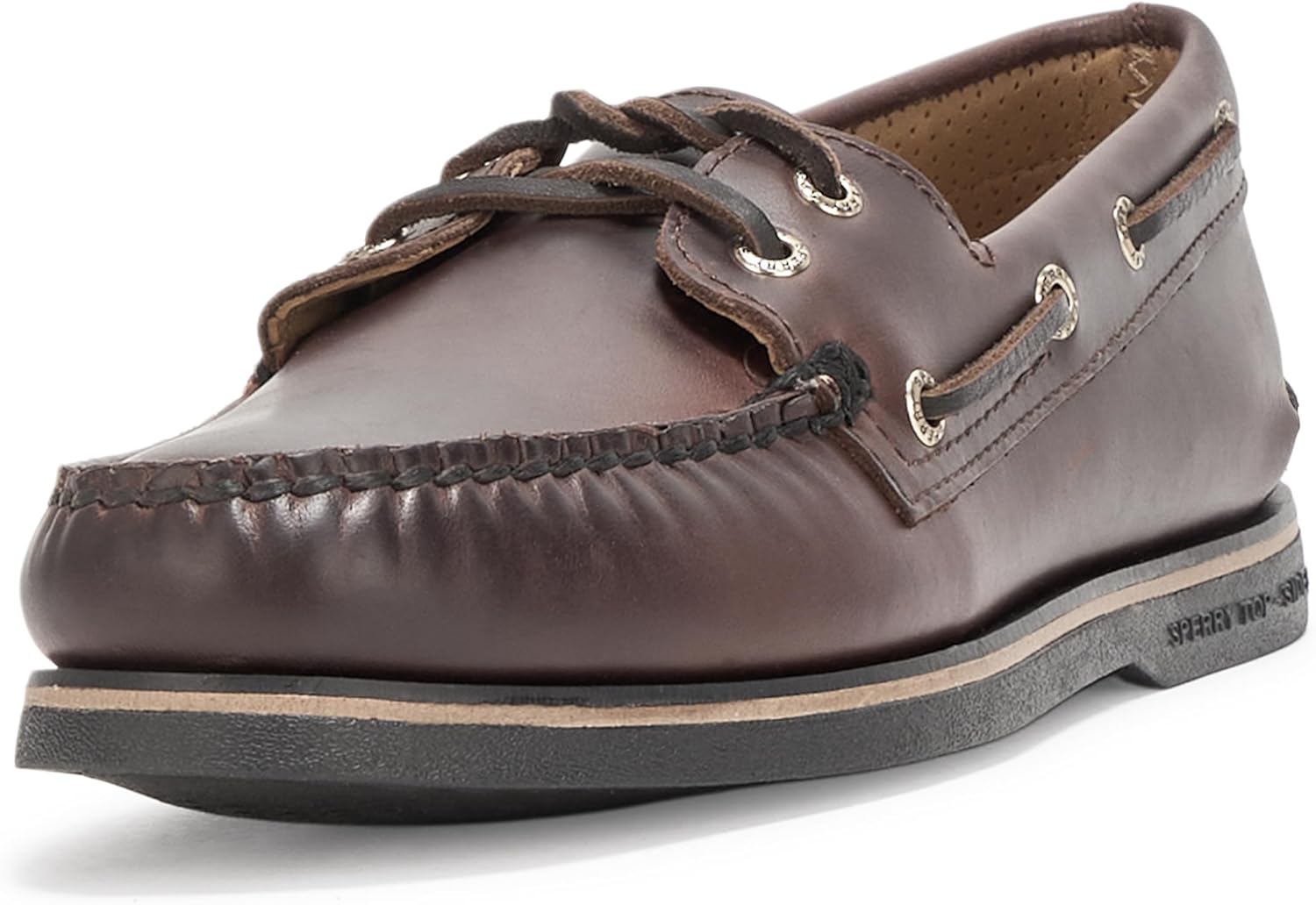 

Мужские золотистые аутентичные двухглазые сезонные кроссовки Sperry