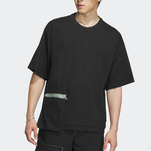 Футболка Adidas Tee 'Black', черный — фото 2