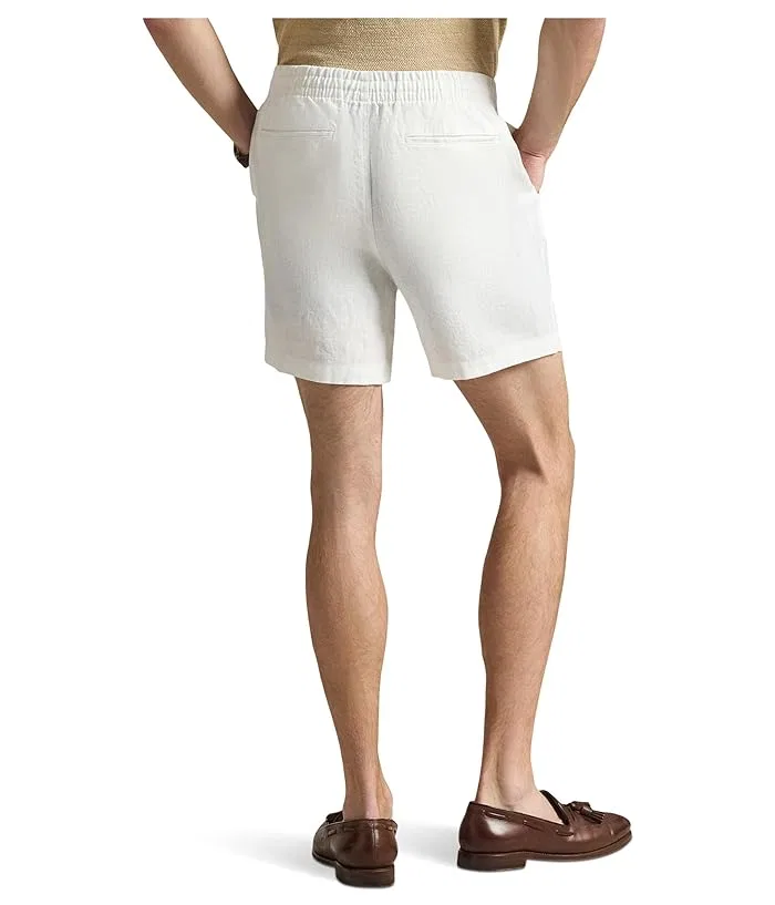 Шорты хлопковые Polo Prepster Polo Ralph Lauren, White — фото 3