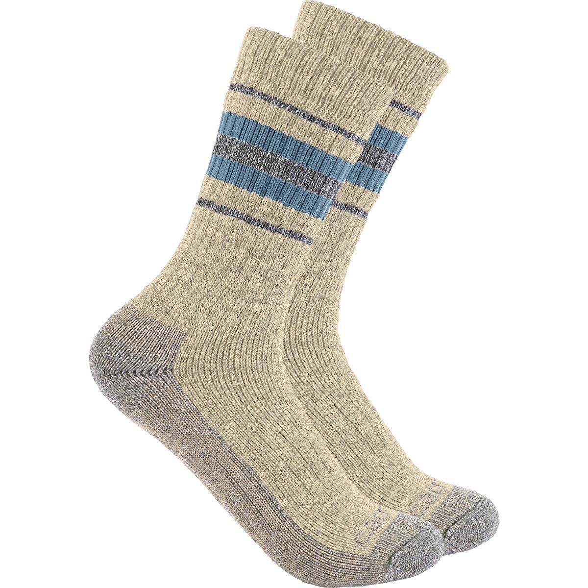 

Носки из смеси синтетики и шерсти - 2 пары Carhartt Gloves, цвет oat milk