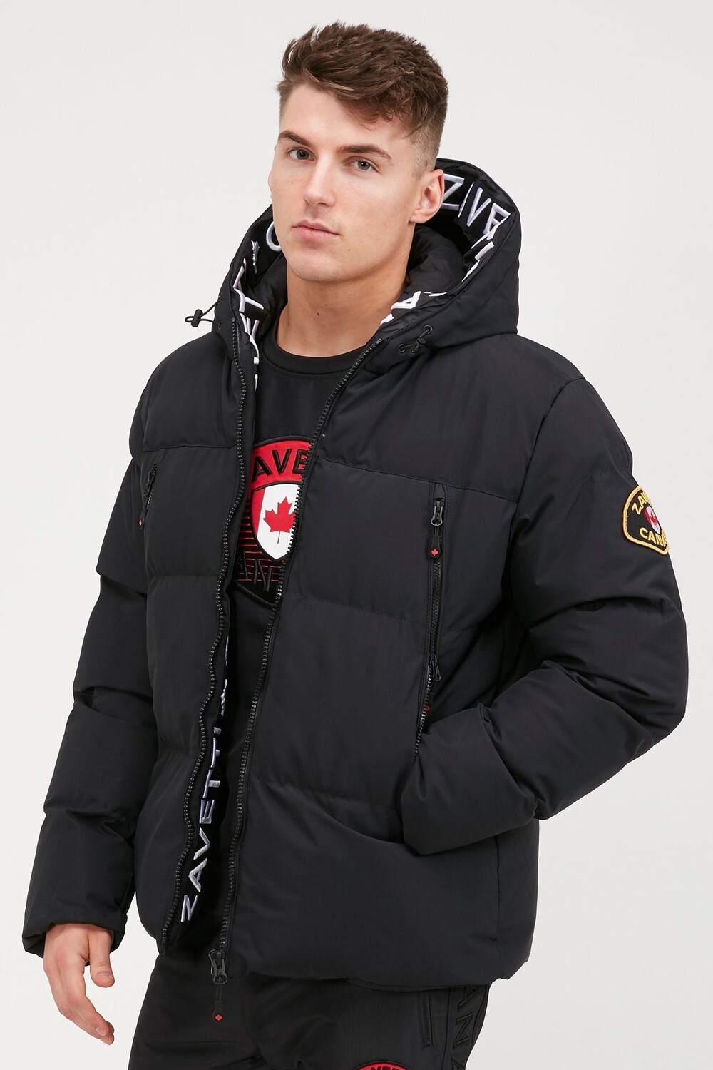 

Zavetti Canada Malvini Черная куртка 2 0 Zavetti Canada, черный