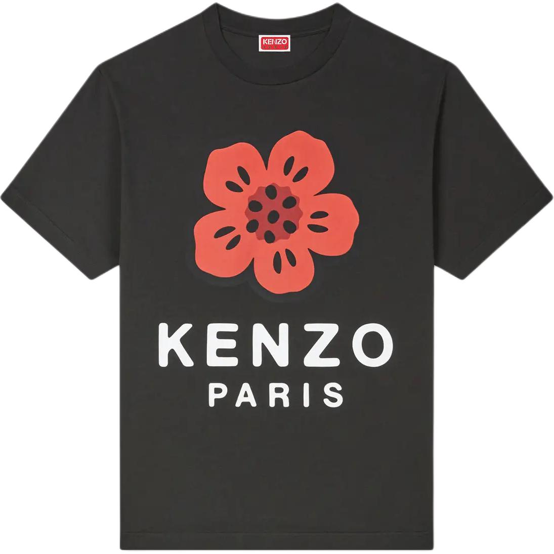 

Футболка Boke Flower Printed Crewneck KENZO, черная