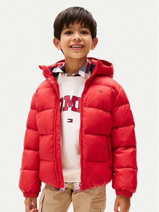 

Пуховик regular fit Essential KB0KB10091 D Tommy Hilfiger, красный