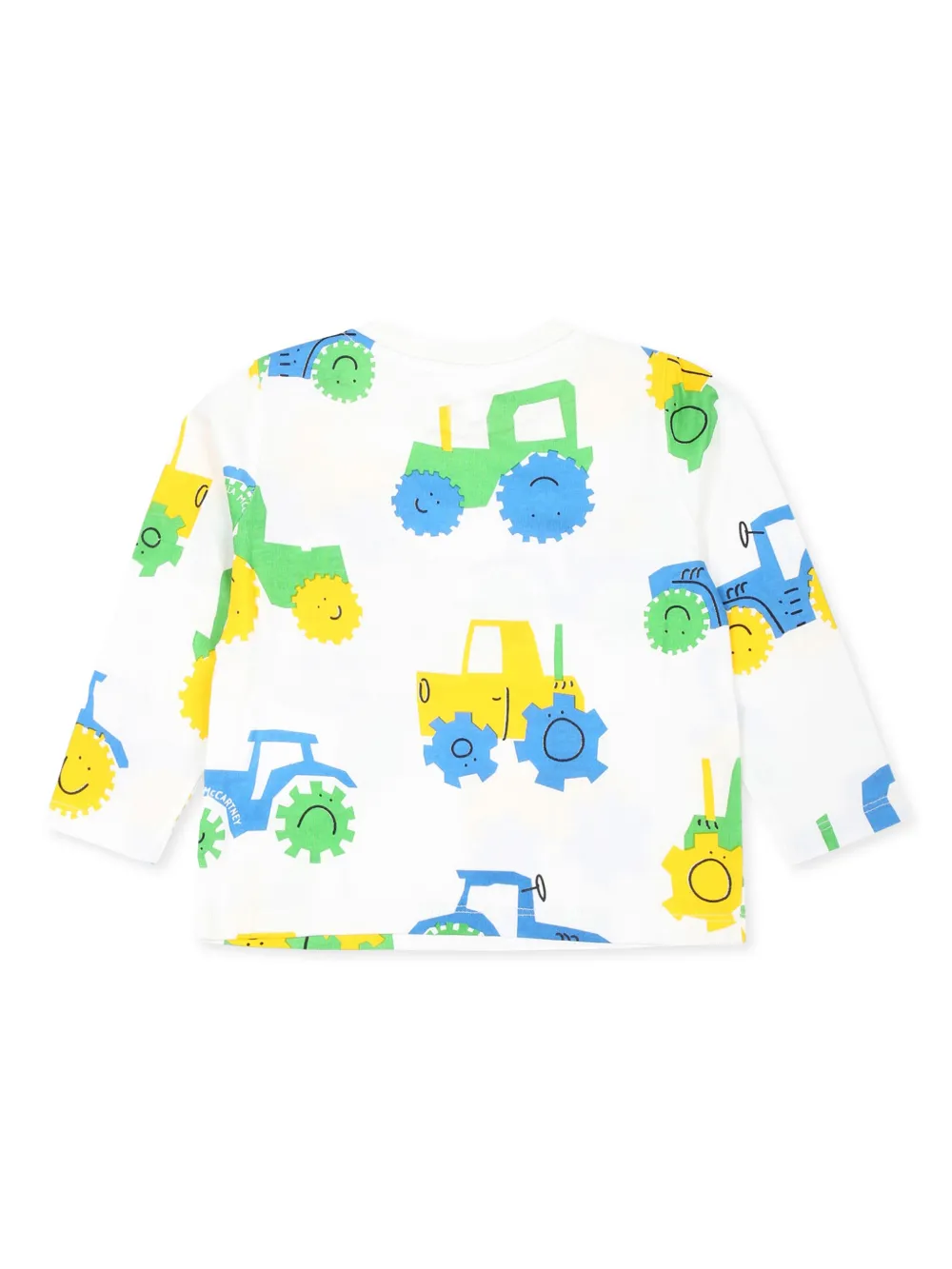 Футболка с графичным принтом Stella McCartney Kids, белый — фото 2