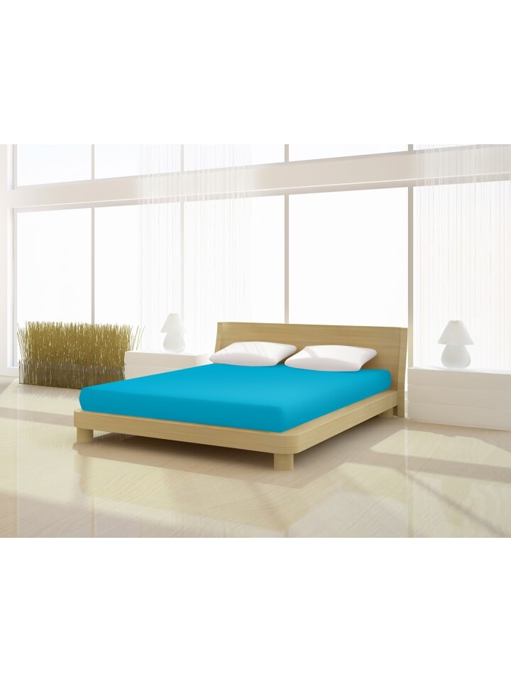 

Простыня на подгонке MrSandman Full Elastan de luxe 120 130 x 200 220 cm, цвет petrol