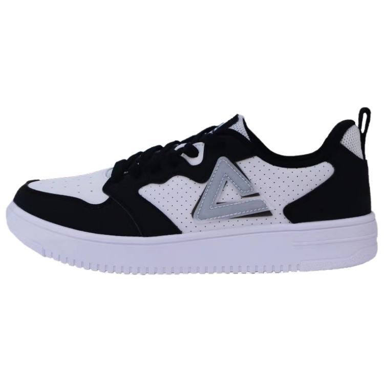 

Кроссовки PEAK Skateboarding Shoes Men Low-top Black/White, черный/белый