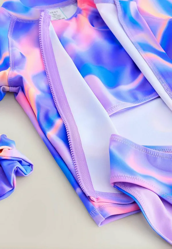 Бикини стандартного кроя Next, Purple Tie Dye — фото 2