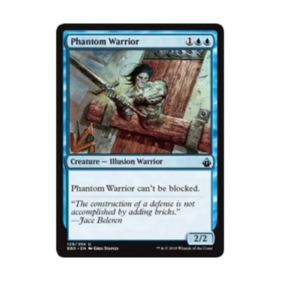 

CCG Призрачный воин (U), MTG - Battlebond