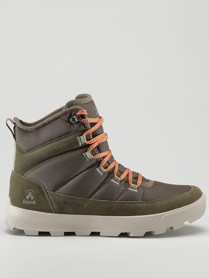 

Kamik Зимние ботинки "Атватерн" цвета хаки