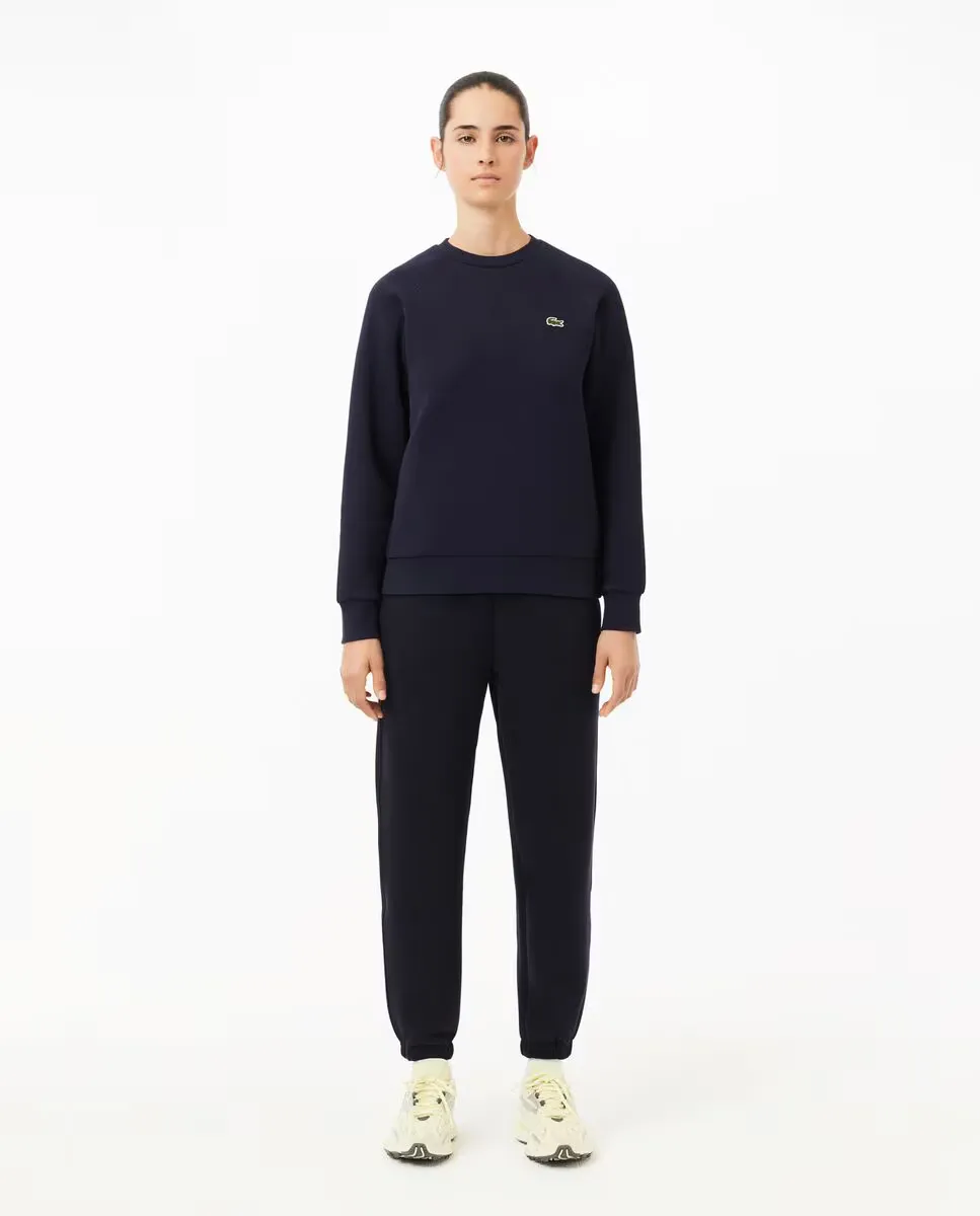

Женские спортивные брюки из смесового хлопка Lacoste, тёмно-синий