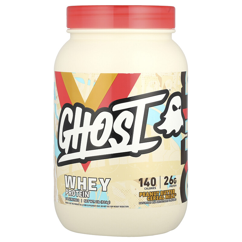 

Ghost, Сывороточный протеин, арахисовое масло и зерновое молоко, 924 г (2 фунта)