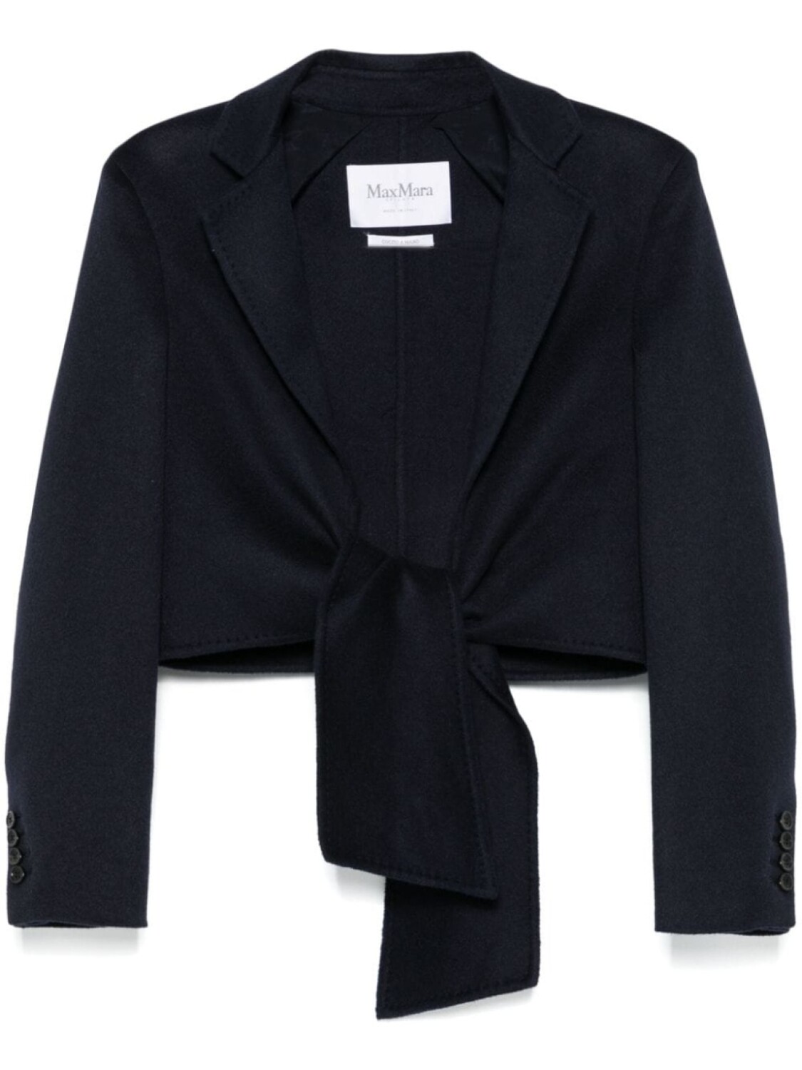 

Max Mara жакет с завязками, синий