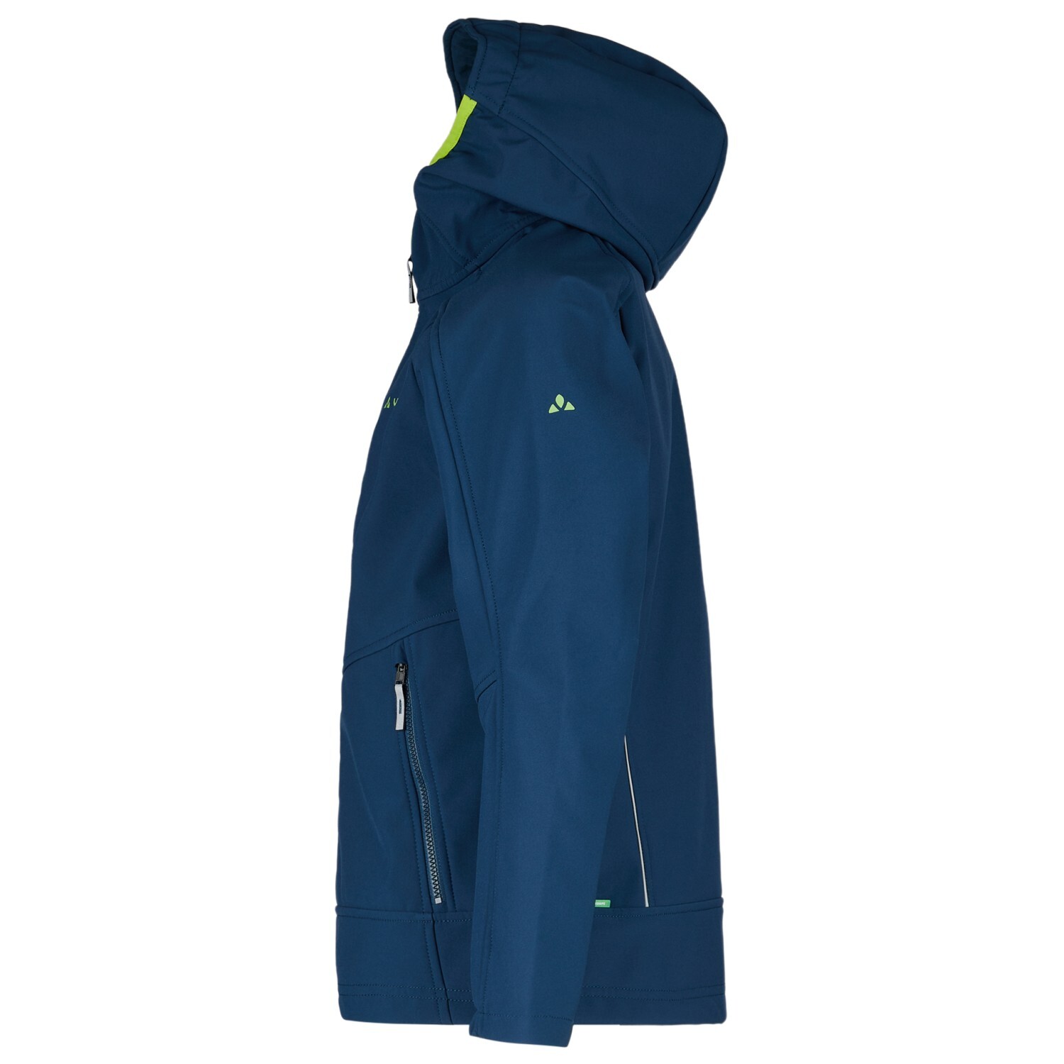 Куртка из софтшелла Vaude Kid's Rondane IV, цвет Dark Sea/Green — фото 2