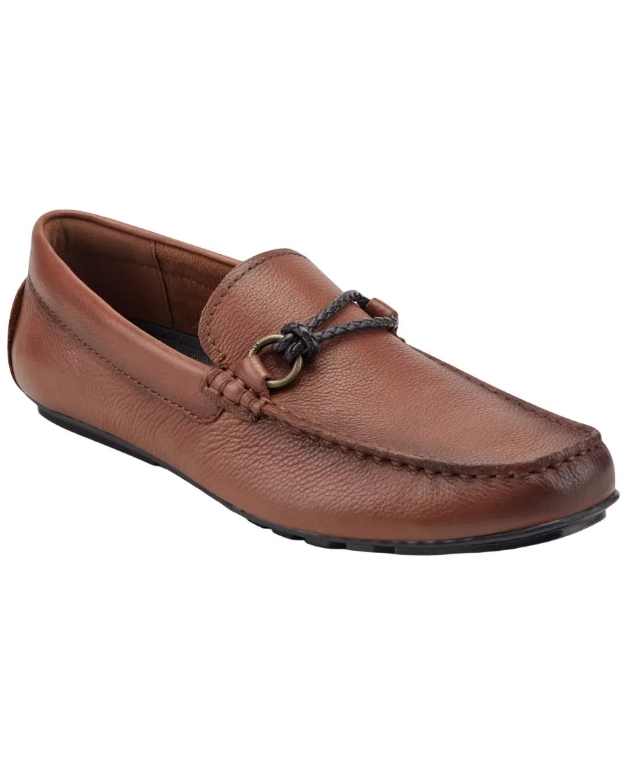 Мужские повседневные лоферы Dominic без шнурков Kenneth Cole New York, Cognac Leather