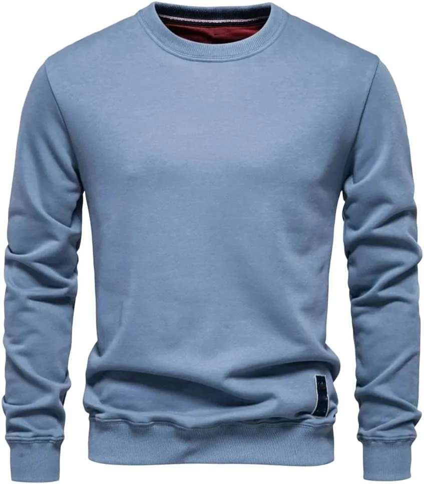 

Мужская хлопковая толстовка с круглым вырезом