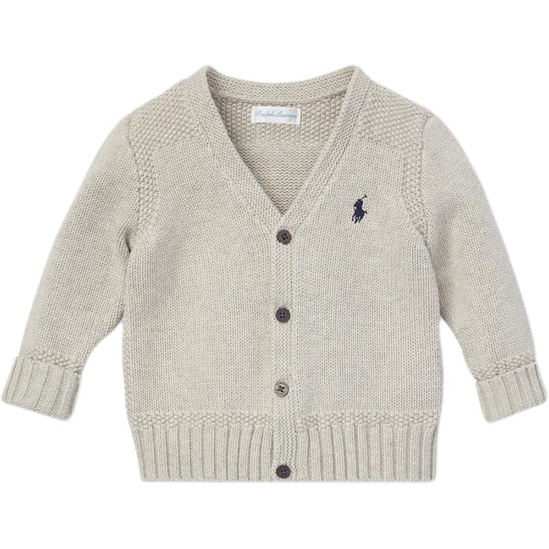 Свитер для младенцев и малышей Polo Ralph Lauren, серый — фото 3