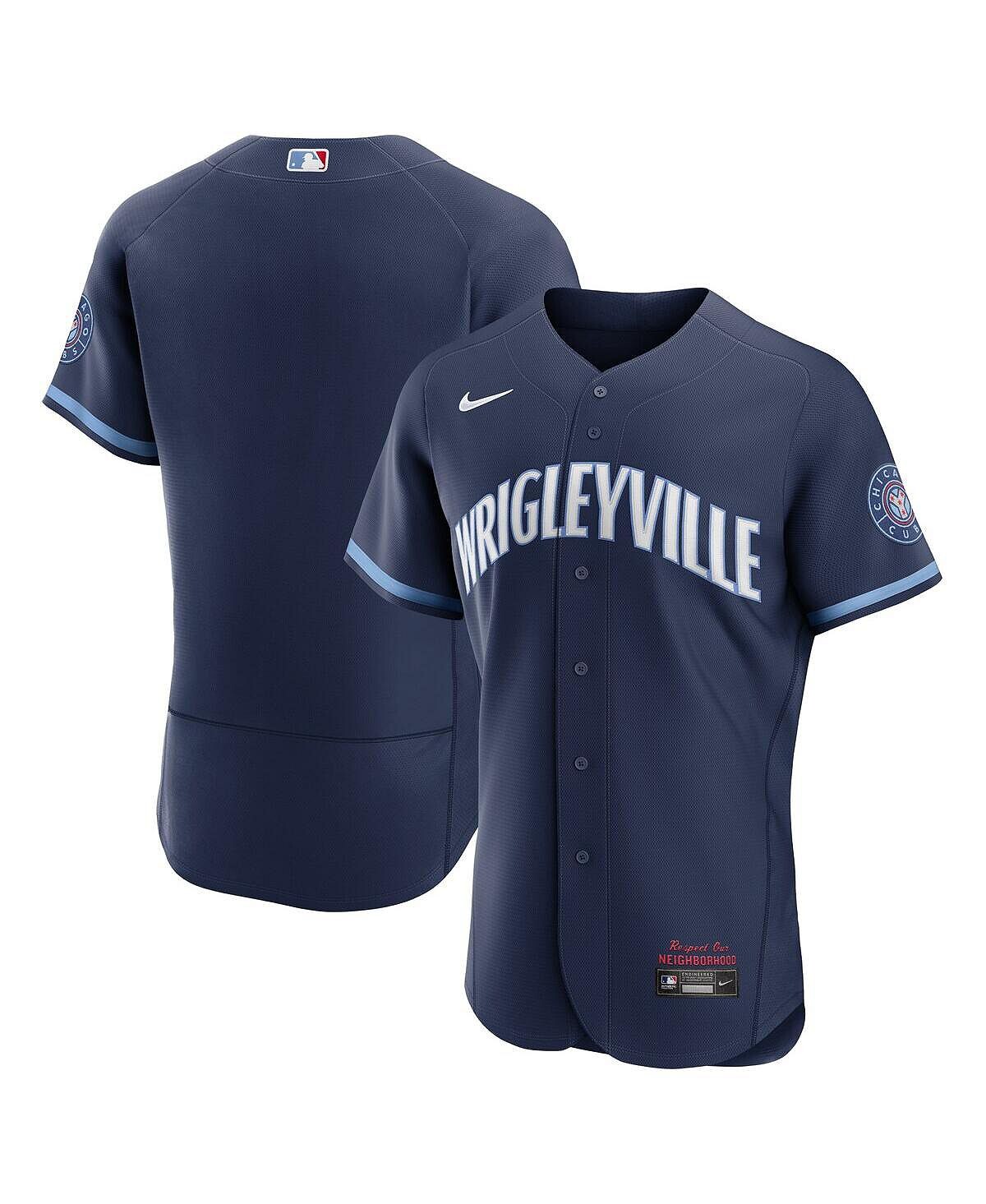 

Мужской темно-синий джерси Chicago Cubs City Connect Authentic Nike