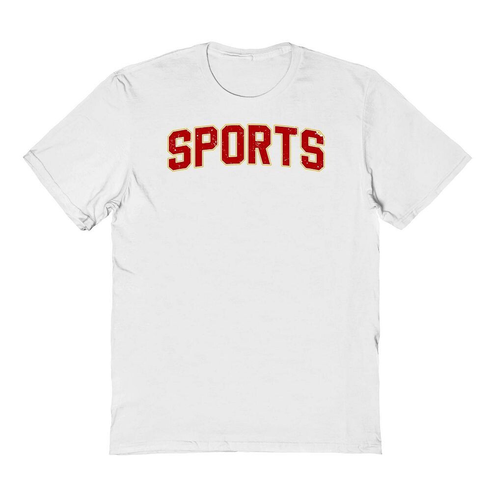 

Мужская спортивная футболка с рисунком Duke & Sons, цвет White Red